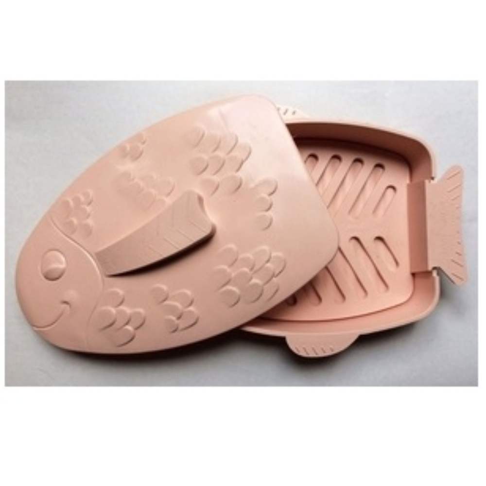 NEW Pink Microwave Fish Cooker